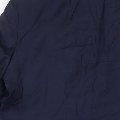 Autograph Mens Blue Wool Jacket Suit Jacket Size 44 Regular