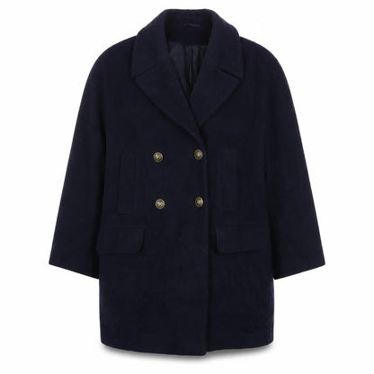 Womens UK Size 14 BHS Blue Overcoat