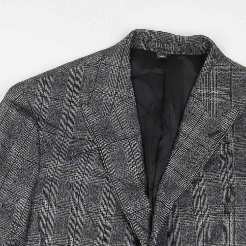 Mens UK Size 44 Marks and Spencer Regular Grey Suit Jacket