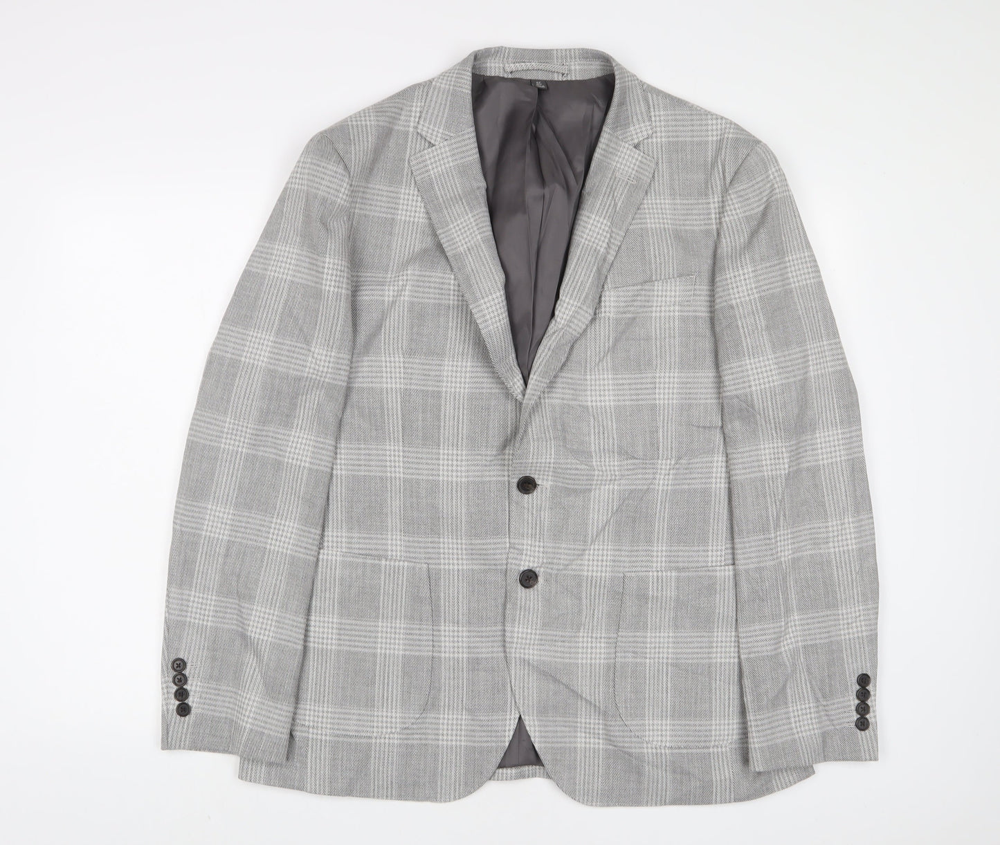 Mens UK Size 42 Marks and Spencer Regular Grey Suit Jacket