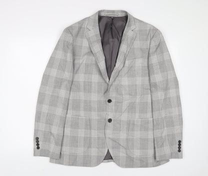 Mens UK Size 42 Marks and Spencer Regular Grey Suit Jacket