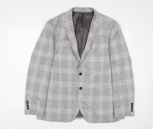 Mens UK Size 42 Marks and Spencer Regular Grey Suit Jacket