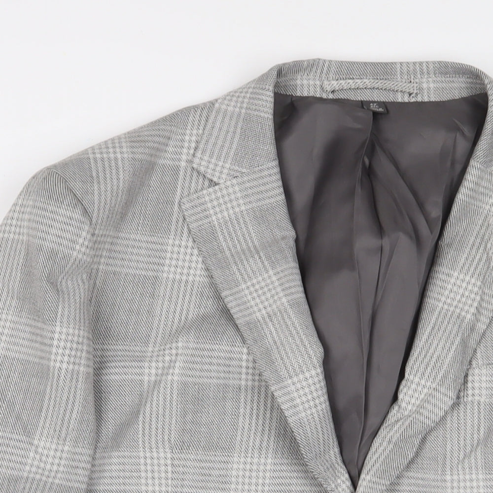 Mens UK Size 42 Marks and Spencer Regular Grey Suit Jacket