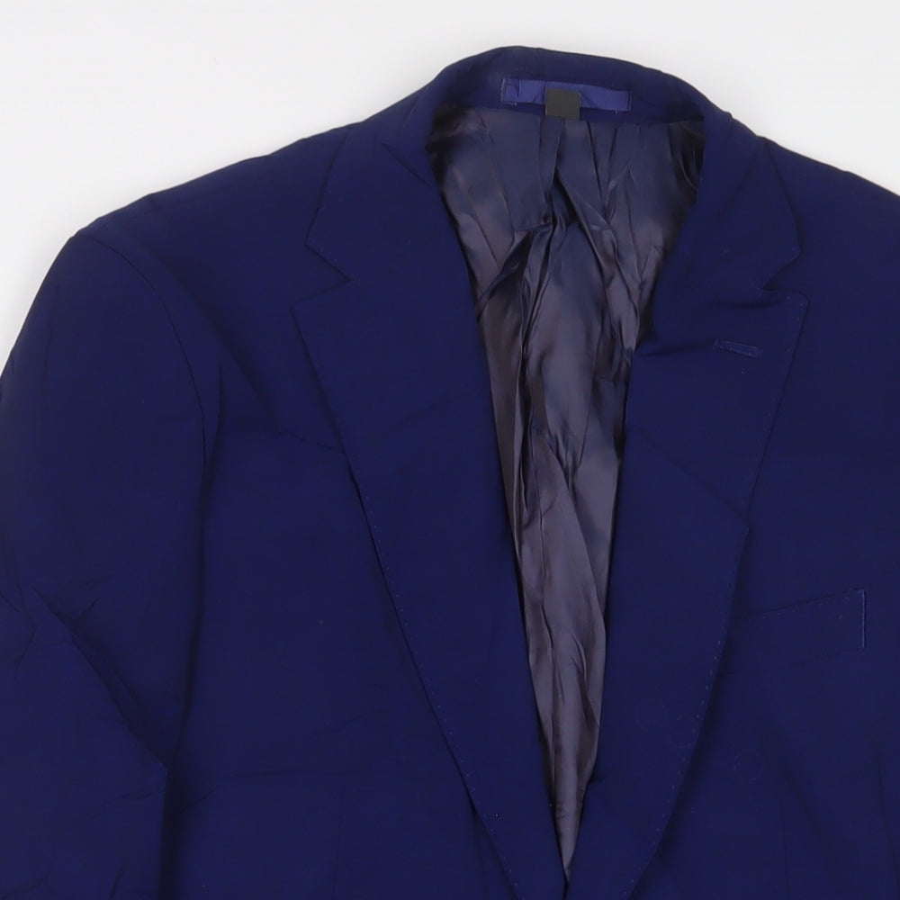 Mens UK Size 38 Marks and Spencer Regular Blue Suit Jacket