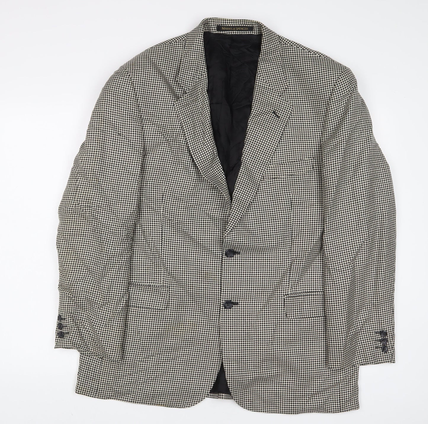 Mens UK Size 42 Marks and Spencer Regular Beige Suit Jacket