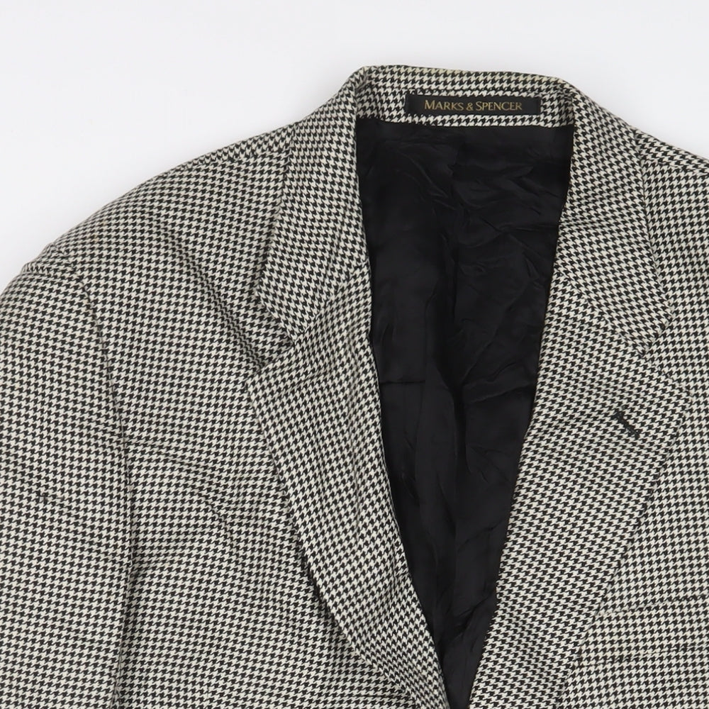 Mens UK Size 42 Marks and Spencer Regular Beige Suit Jacket
