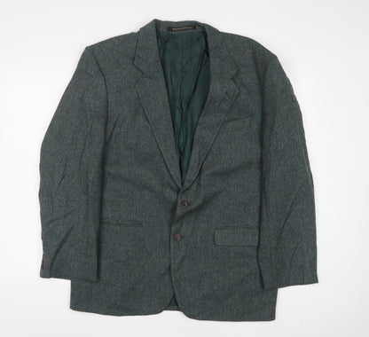 Mens UK Size 42 Marks and Spencer Regular Blue Suit Jacket