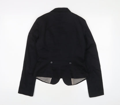 Womens UK Size 8 H&M Black Jacket
