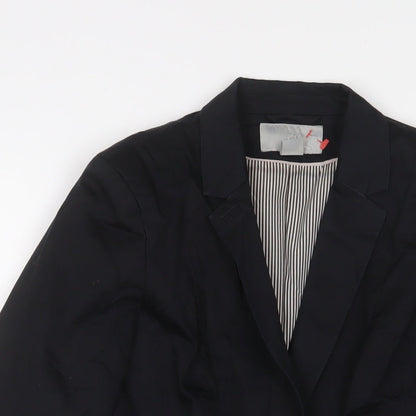 Womens UK Size 8 H&M Black Jacket