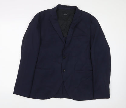 Mens UK Size 42 Selected Homme Regular Blue Suit Jacket