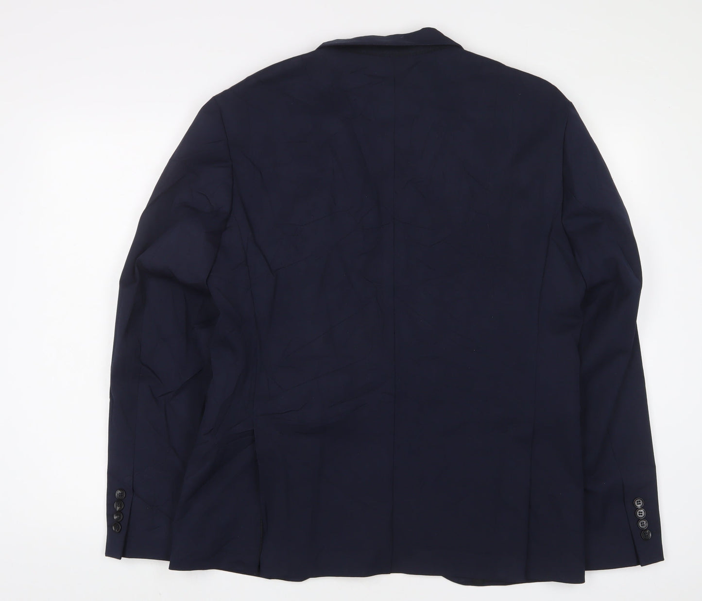 Mens UK Size 42 Selected Homme Regular Blue Suit Jacket