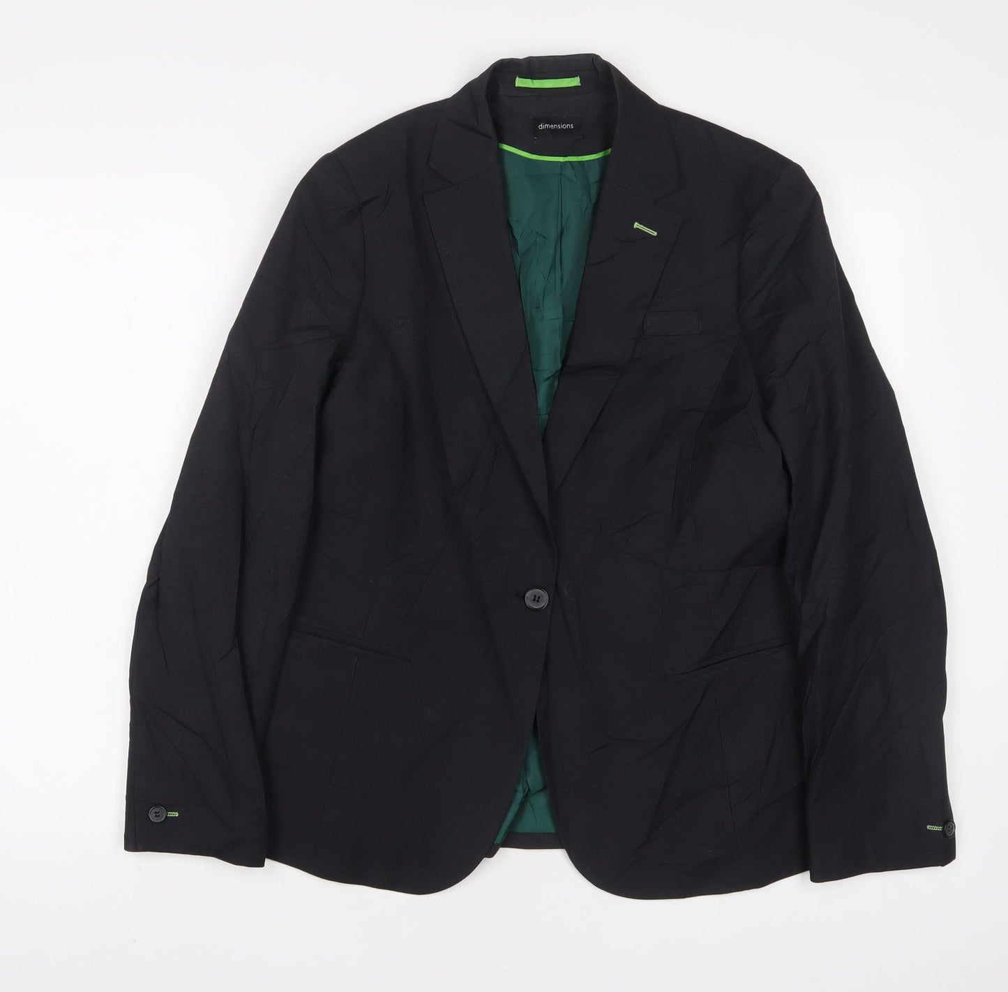 Womens UK Size 14 Dimensions Black Jacket
