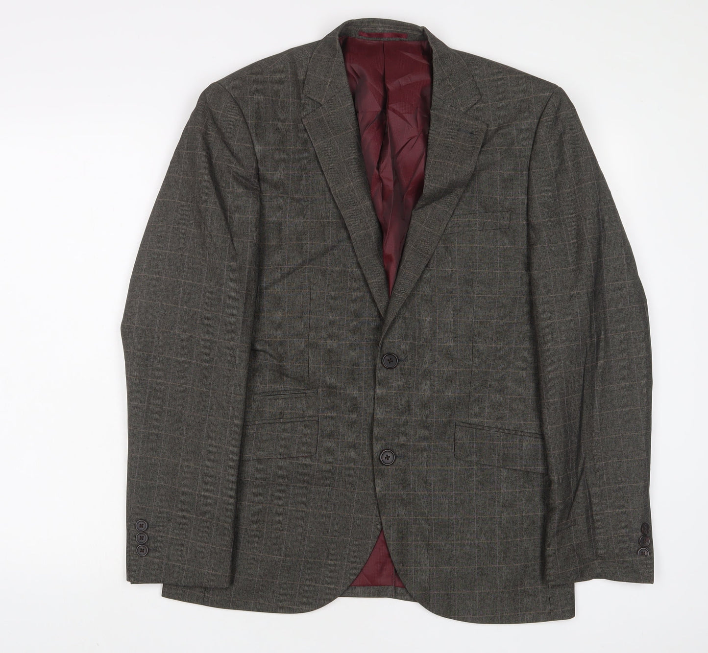 Mens UK Size 38 NEXT Regular Grey Suit Jacket