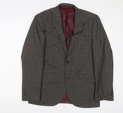 Mens UK Size 38 NEXT Regular Grey Suit Jacket
