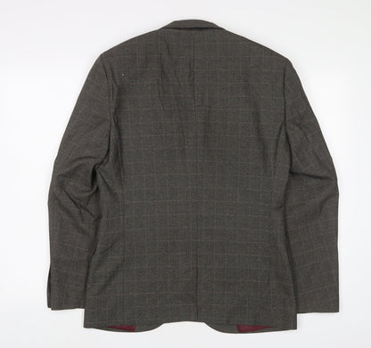 Mens UK Size 38 NEXT Regular Grey Suit Jacket