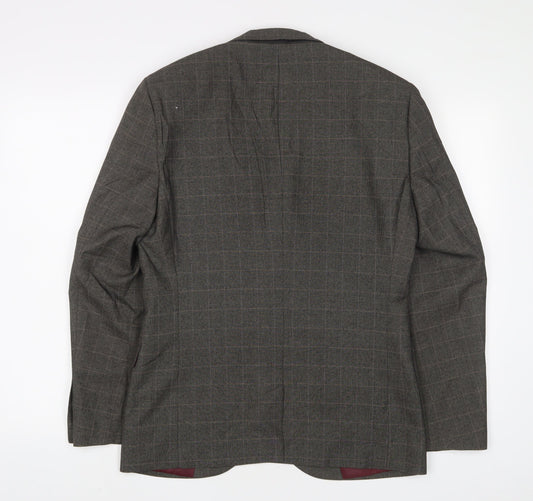 Mens UK Size 38 NEXT Regular Grey Suit Jacket