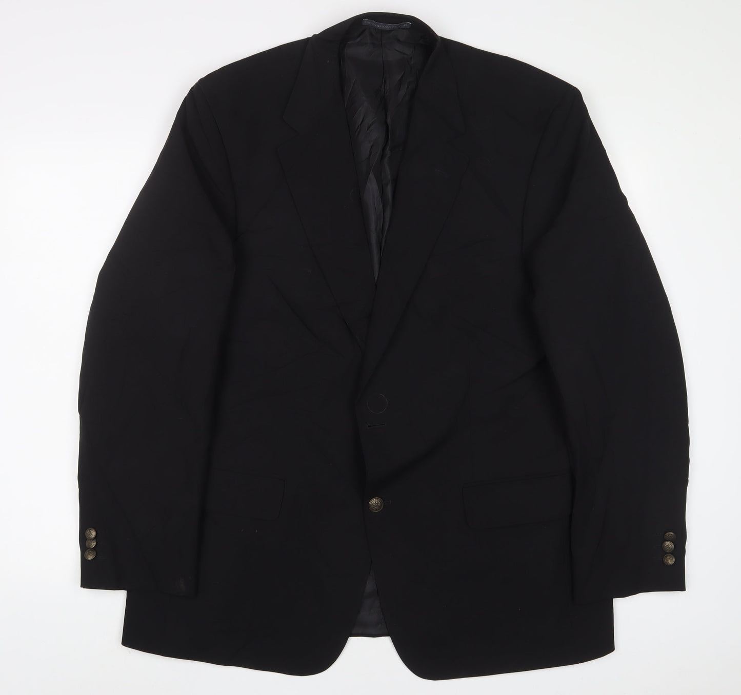 Mens UK Size 44 Greenwoods Regular Black Suit Jacket