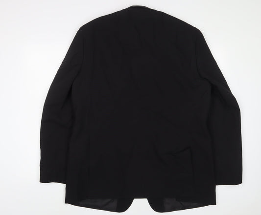 Mens UK Size 44 Greenwoods Regular Black Suit Jacket