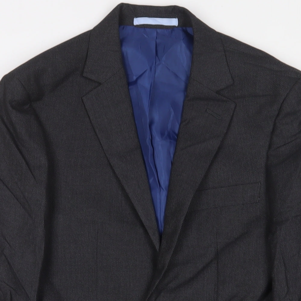 Mens UK Size 34 Marks and Spencer Regular Grey Suit Jacket