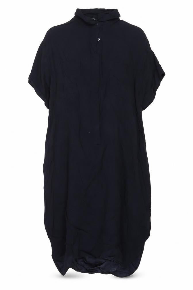 Phase Eight Womens Blue Viscose A-Line Size 8 Collared Button