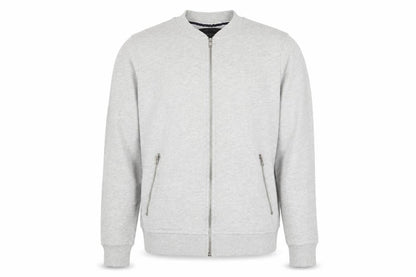 Mens UK Size M River Island Grey Full Zip Sweatshirt