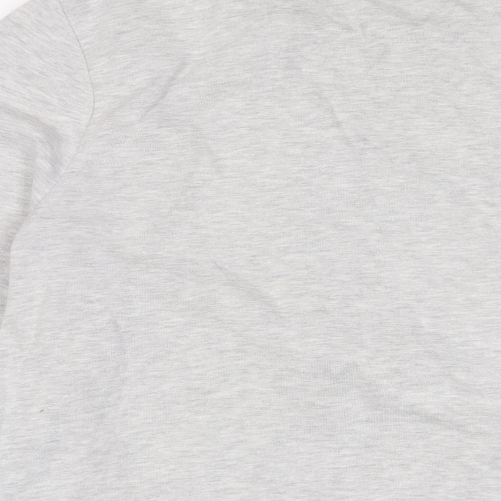 Mens UK Size M River Island Grey Full Zip Sweatshirt