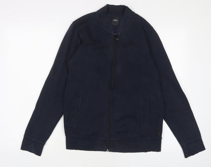 Mens UK Size S Burton Blue Full Zip Sweatshirt