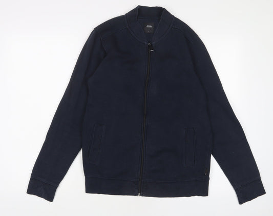 Mens UK Size S Burton Blue Full Zip Sweatshirt