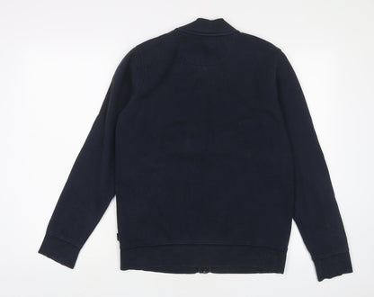 Mens UK Size S Burton Blue Full Zip Sweatshirt