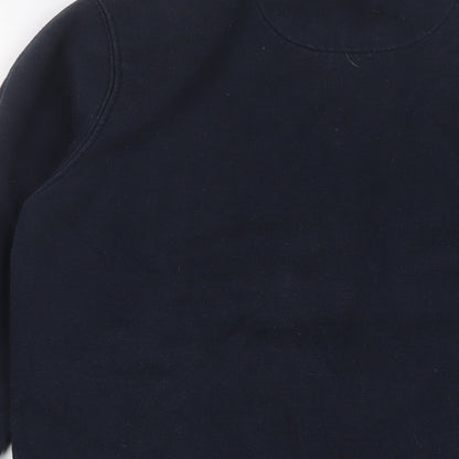 Mens UK Size S Burton Blue Full Zip Sweatshirt
