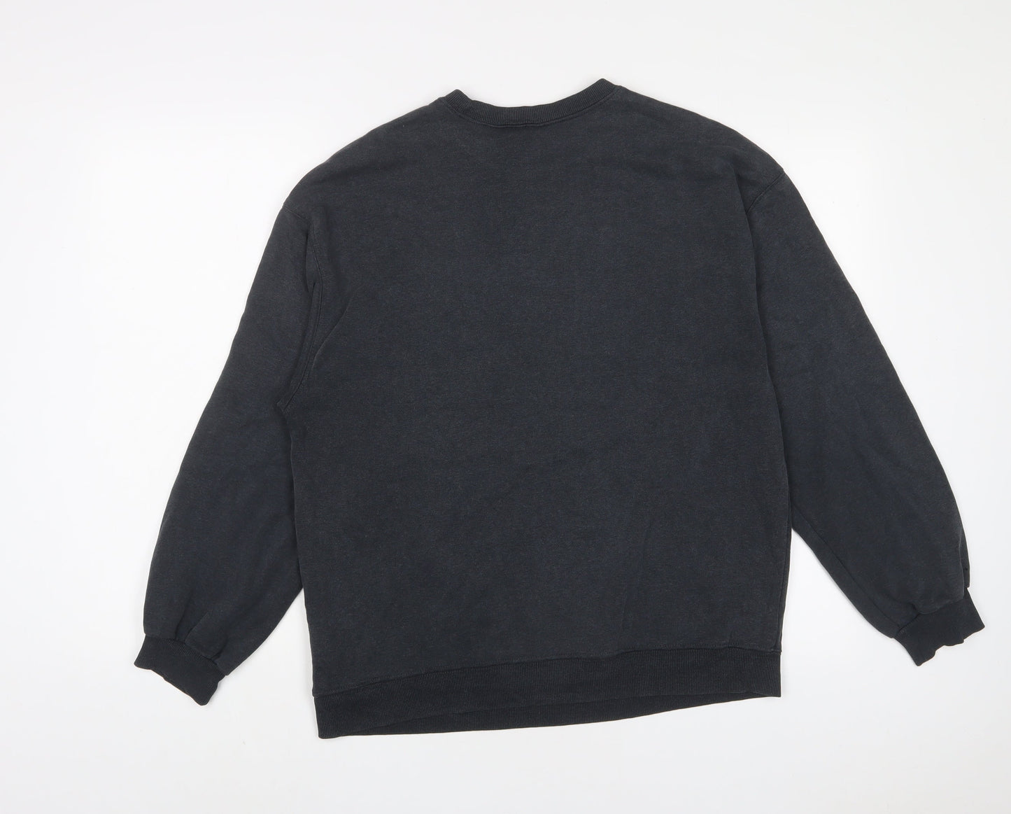 H&M Womens Grey Cotton Pullover Sweatshirt Size S Pullover