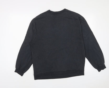 H&M Womens Grey Cotton Pullover Sweatshirt Size S Pullover