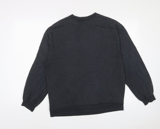 H&M Womens Grey Cotton Pullover Sweatshirt Size S Pullover