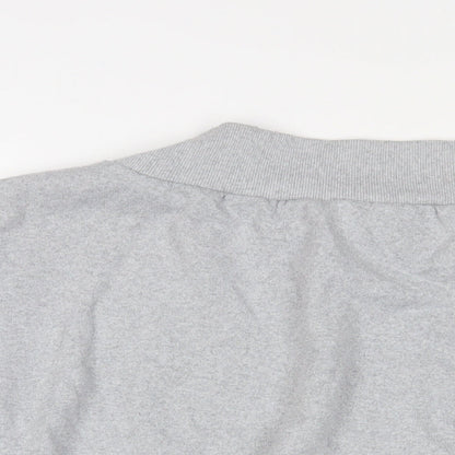Boohoo Womens Grey Cotton Pullover Sweatshirt Size 18 Pullover