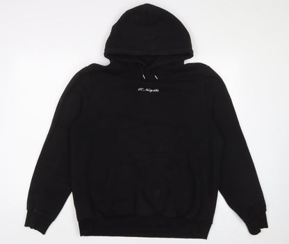 Mens UK Size L River Island Black Pullover Hoodie