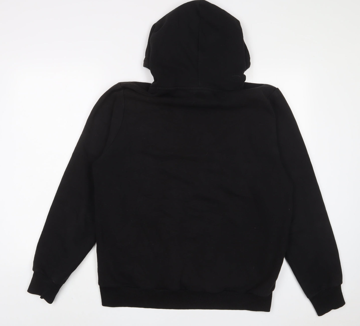 Mens UK Size L River Island Black Pullover Hoodie