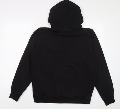Mens UK Size L River Island Black Pullover Hoodie