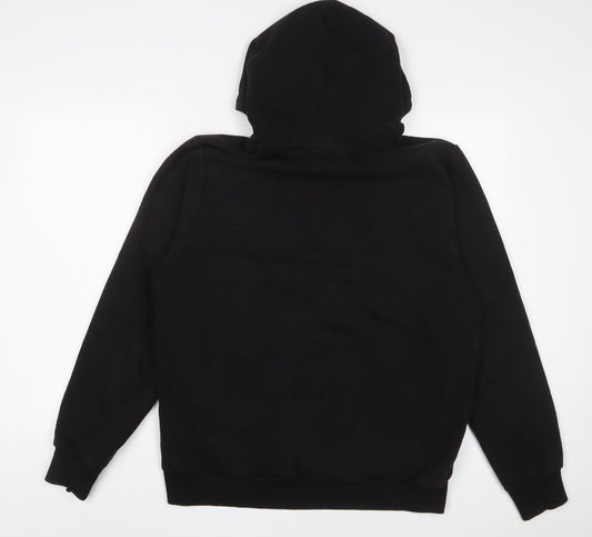 Mens UK Size L River Island Black Pullover Hoodie