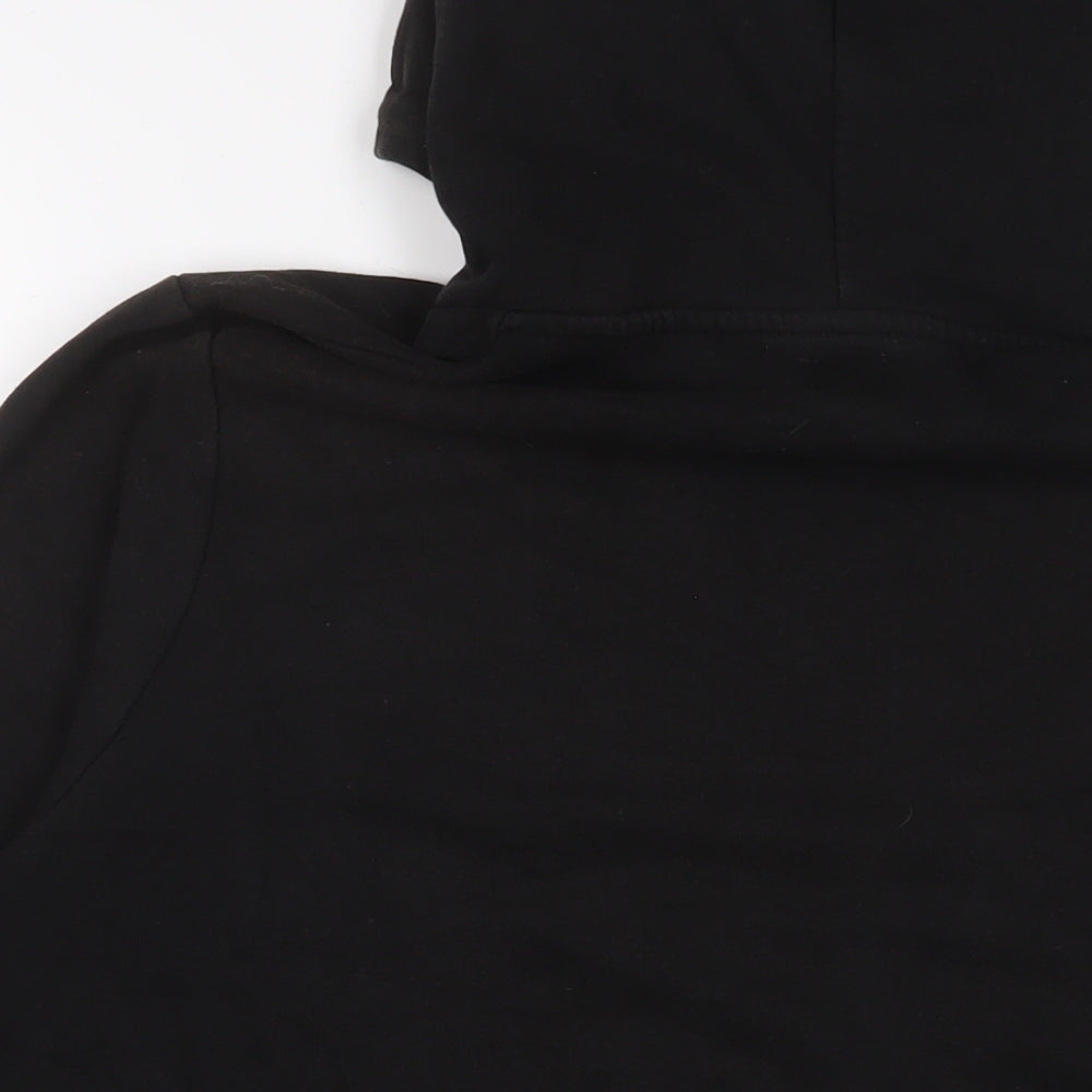 Mens UK Size L River Island Black Pullover Hoodie