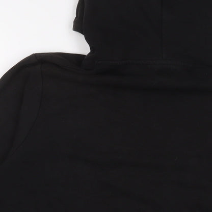 Mens UK Size L River Island Black Pullover Hoodie