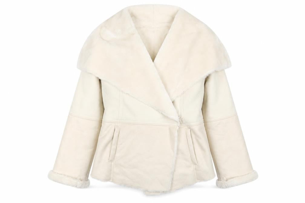 Womens UK Size 10 Warehouse Ivory Jacket