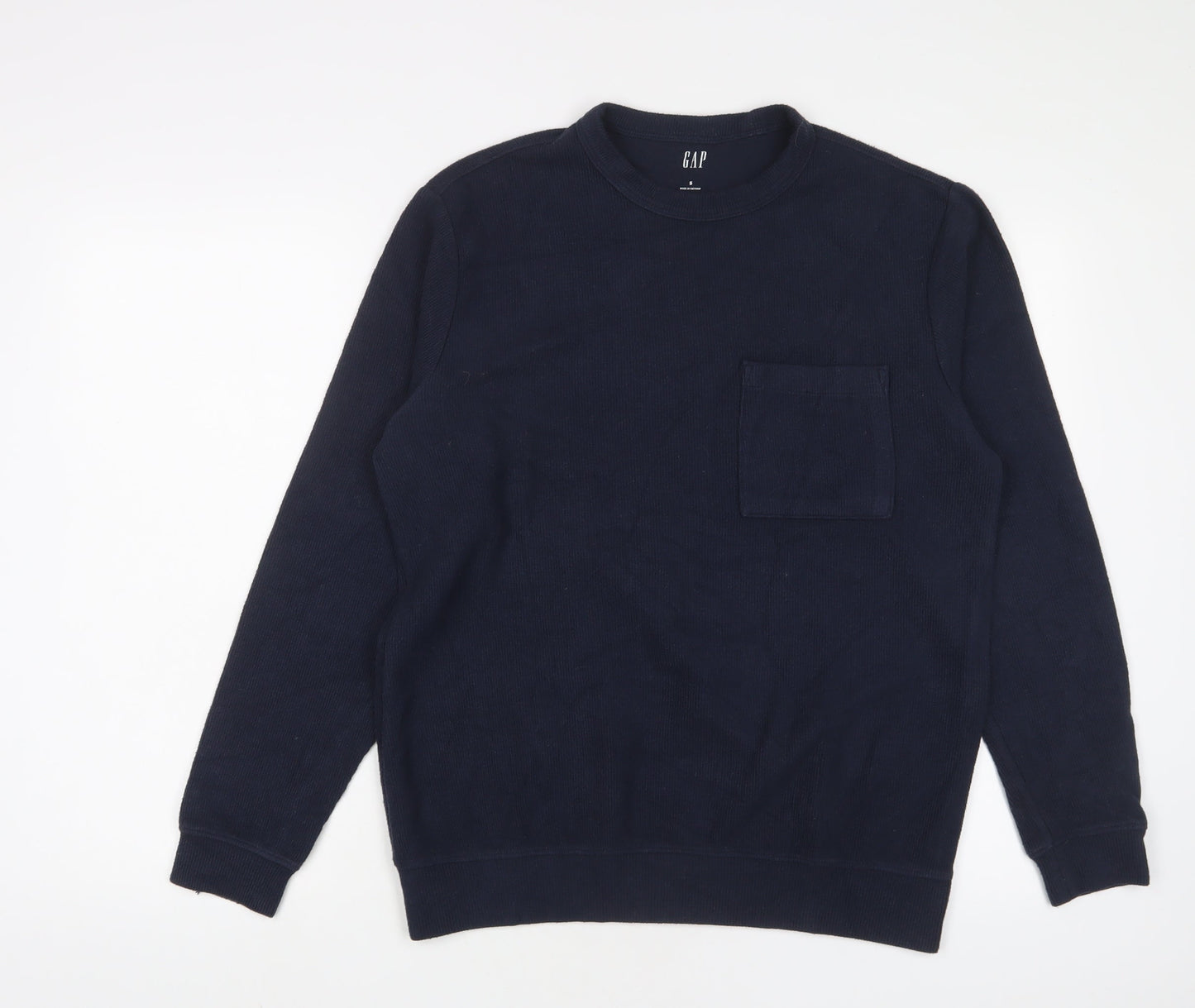 Mens UK Size S Gap Blue Pullover Sweatshirt