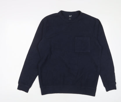 Mens UK Size S Gap Blue Pullover Sweatshirt