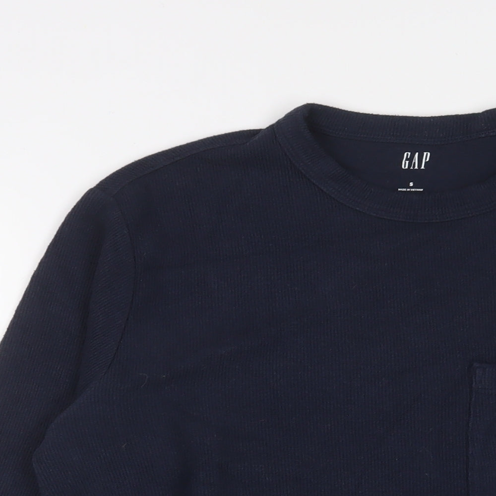 Mens UK Size S Gap Blue Pullover Sweatshirt