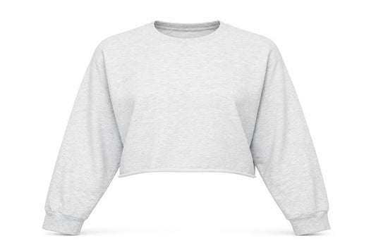 PRETTYLITTLETHING Womens Grey Cotton Pullover Sweatshirt Size S Pullover