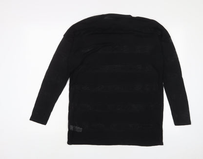 Womens UK Size 12 NEXT Black Basic T-Shirt