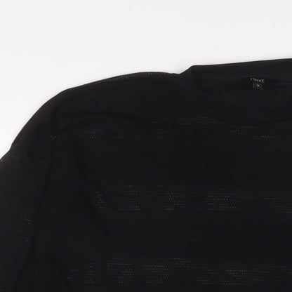 Womens UK Size 12 NEXT Black Basic T-Shirt