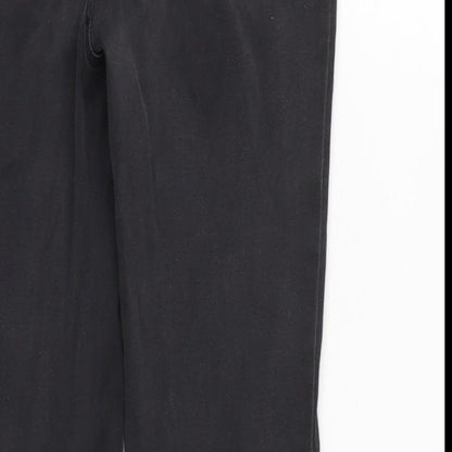 TU Womens Grey Cotton Blend Tapered Jeans Size 10 L27 in Regular Zip