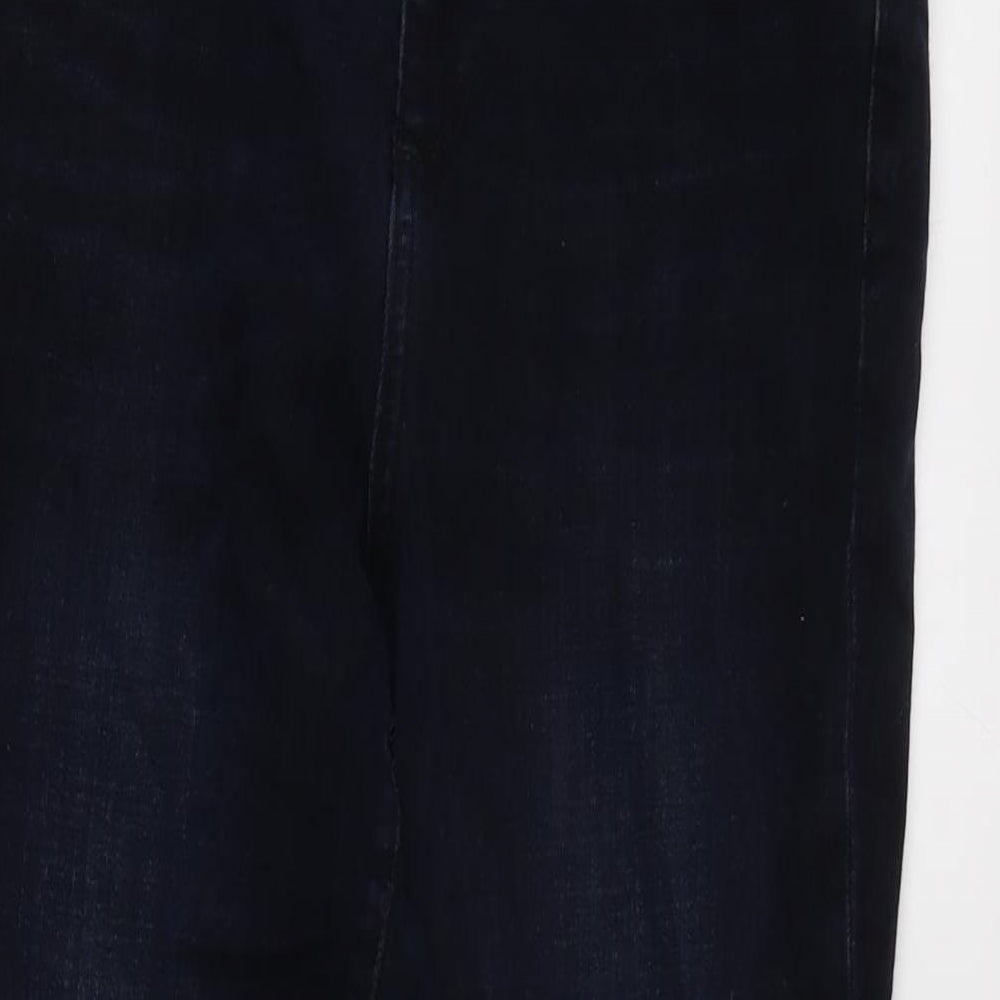 Gap Womens Blue Cotton Blend Skinny Jeans Size 28 in L29 in Regular Tie