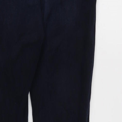 Gap Womens Blue Cotton Blend Skinny Jeans Size 28 in L29 in Regular Tie